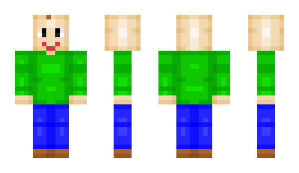 Minecraft skin BaldiNOOBER