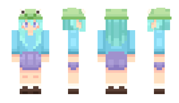 Minecraft skin TayaCrystals