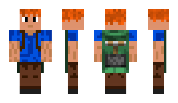 Minecraft skin Gingecast_Sam