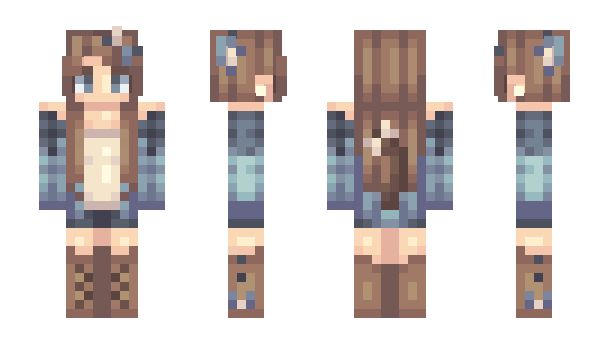 Minecraft skin Kimiko