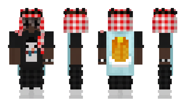 Minecraft скин по нику B4HJ