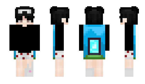 Minecraft skin FreeBSDandLinux