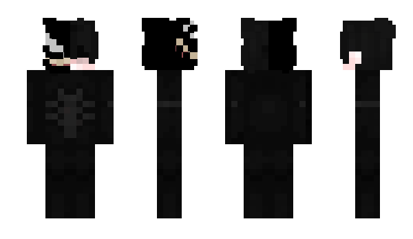 Minecraft skin halfvenom