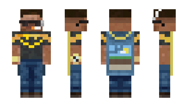 Minecraft skin TheGlassBatman