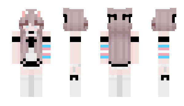 Minecraft скин по нику FreeMilkMaid