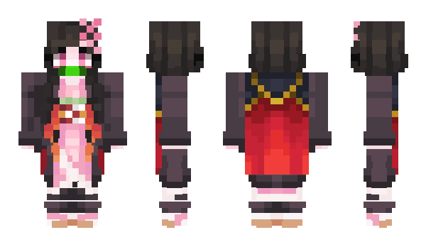 Minecraft skin Javi_Nezuko