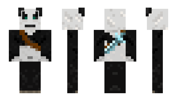 Minecraft skin BlackRaptor