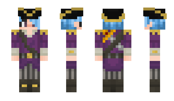 Minecraft skin Captainzoozoo