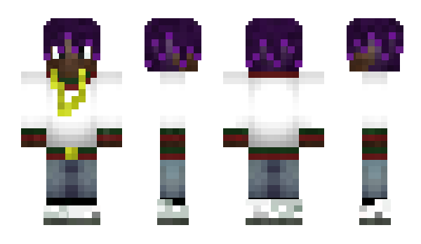 Minecraft skin purplehustensaft
