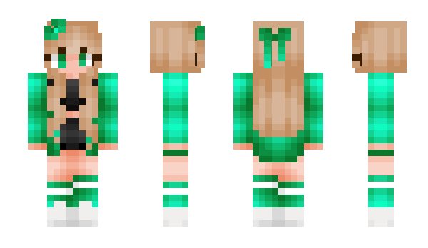 Minecraft skin Crystalmaid