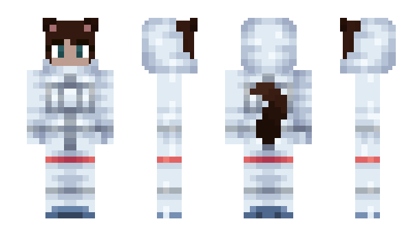 Minecraft скін по ніку Milestia