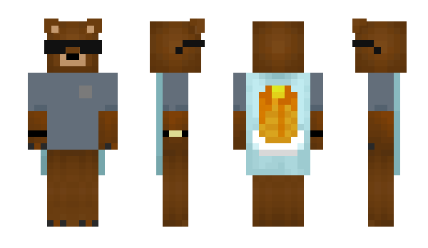 Minecraft скин по нику befbear