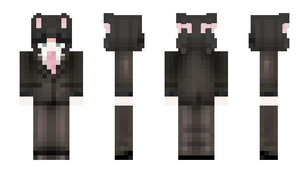 Minecraft skin AlhenaWolfie