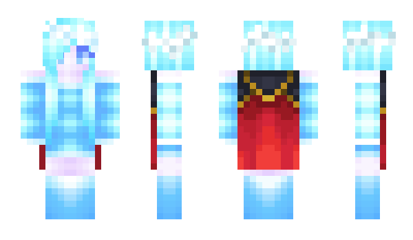 Minecraft skin yuki_onna