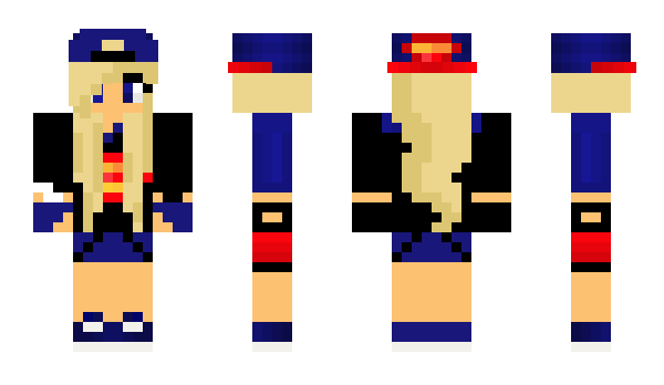 Minecraft skin SchwarzTx3