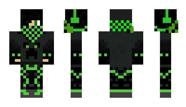 Minecraft скин по нику NinjaGreen
