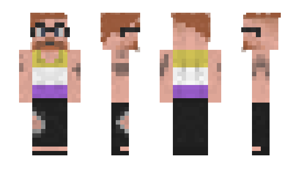 Minecraft скін по ніку ant_thunderfun