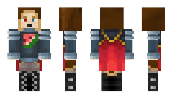 Minecraft skin BlocksKey