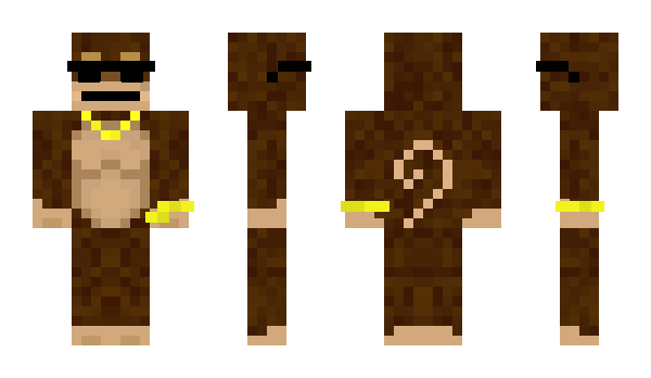 Minecraft skin DartMonky