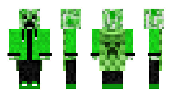 Minecraft skin MrCreeperHD