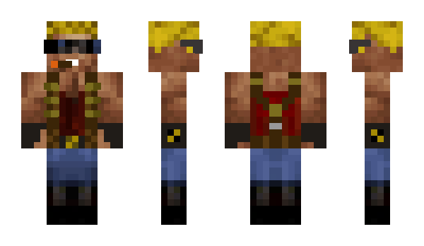 Minecraft skin DukeNukem2303