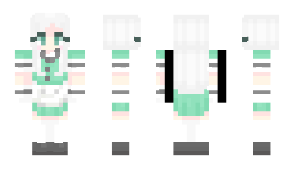 Minecraft skin Maid_Hideri
