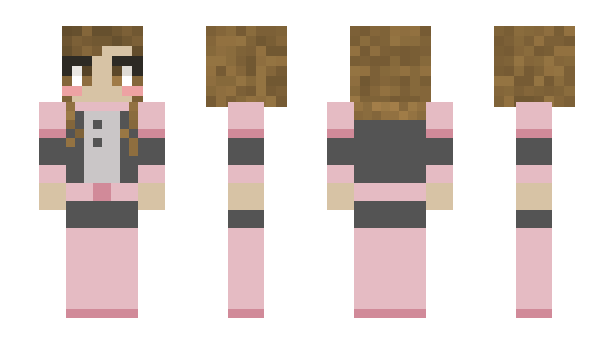 Minecraft skin OchakoUraraka