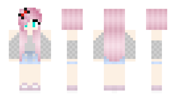 Minecraft skin pinksy