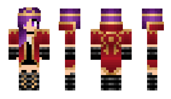 Minecraft скін по ніку Amethystsky_