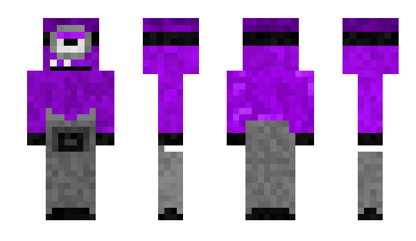 Minecraft скин по нику purpleminion