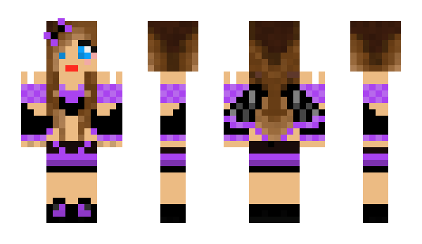 Minecraft skin Vikulina