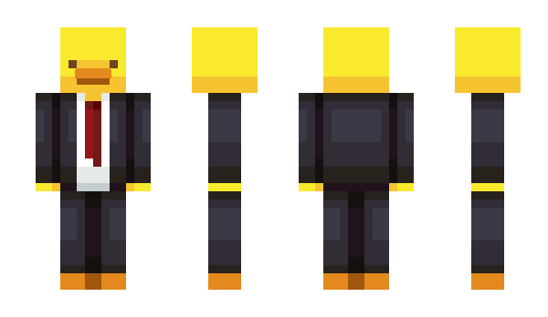 Minecraft skin DuckInASuit