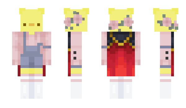 Minecraft скин по нику AsQueenMC