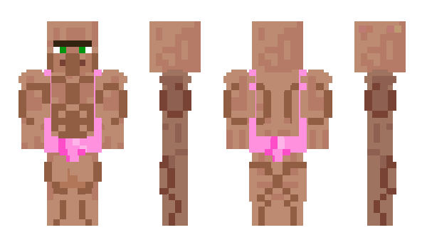 Minecraft skin Buff_Villager
