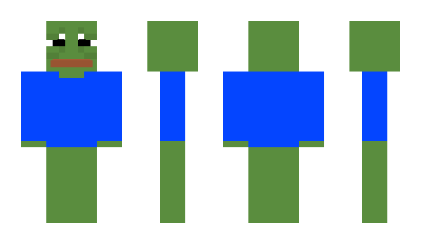 Minecraft skin PePe_Frog