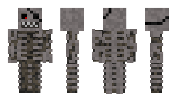 Minecraft skin SkeletronPrime