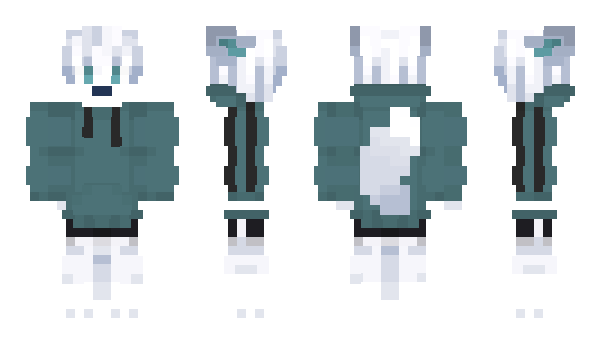 Minecraft skin SnowiiiPaws