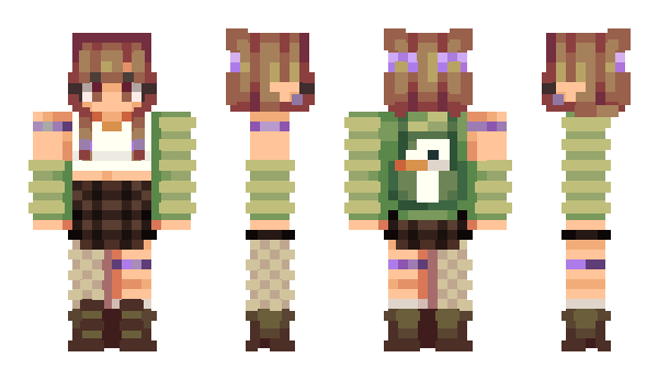 Minecraft скін по ніку fforestffern