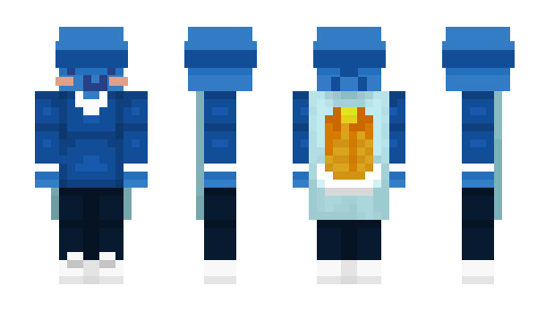 Minecraft скін по ніку Bluzle