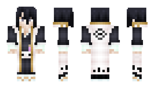 Minecraft skin ByakuyuaKuchiki