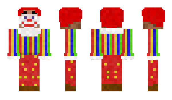 Minecraft скин по нику clownex