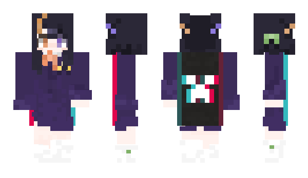 Minecraft skin aoiromedaka