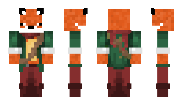 Minecraft skin factfoxmc