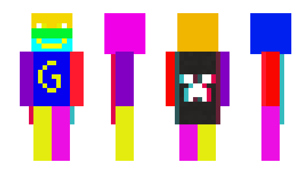 Minecraft skin Goldkrokodil