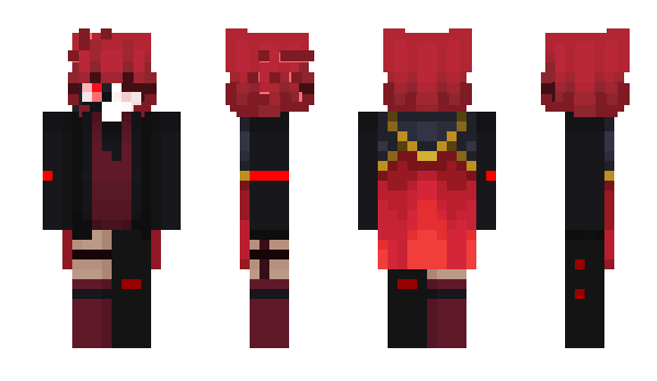 Minecraft skin RedPieXD