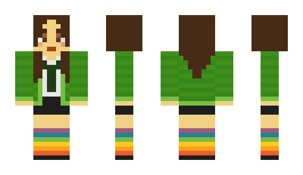 Minecraft skin RainbowCrisp