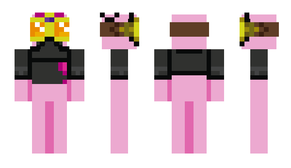 Minecraft skin Pinksu