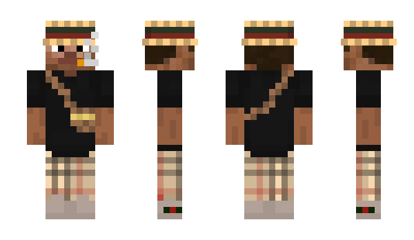 Minecraft skin bluntsky