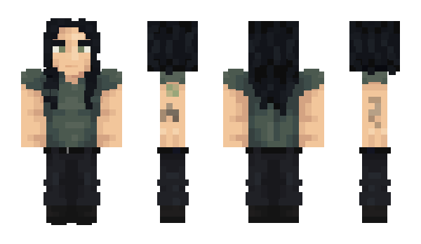 Minecraft skin TypeONegative