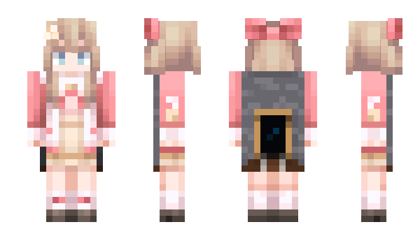 Minecraft skin IchinoseHonami